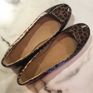 J Crew Leopard Print Ballet Flats